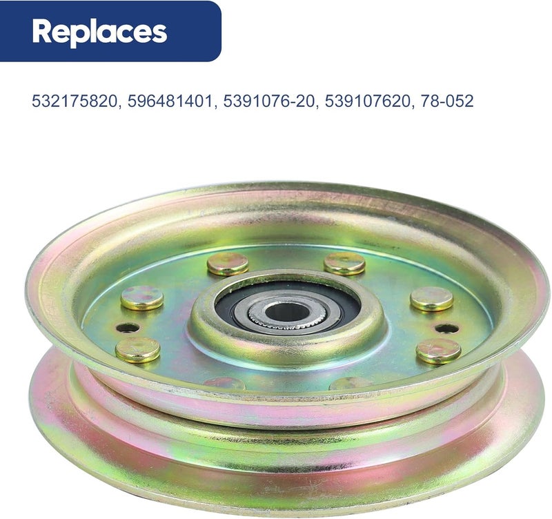 GUSUHAWK 175820 Pulley Replaces Husqvarna 596481401, 532175820, 539107620, Craftsman 175820 for Husqvarna MZ52, MZT52, MZ54, MZ61, MZ6128, MZT61, GTH2548, YTH2448, Z4824, Craftsman GT5000 Tractors - Image 3